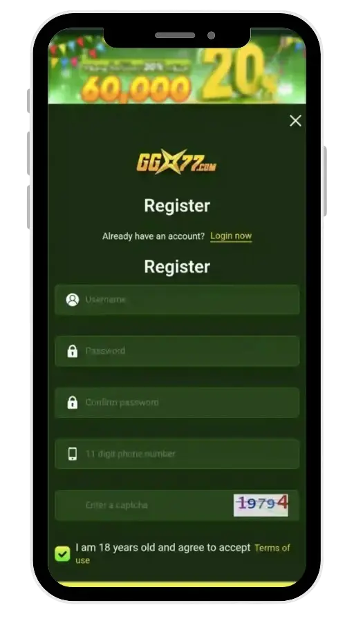GGX77 Game APK Home