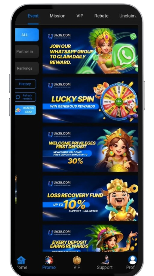U638 Game APK Home
